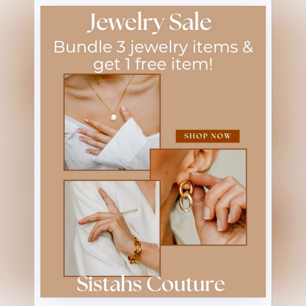Jewelry Sale! | Bundle 3 & Get 1 FREE | Earrings | Bracelets | Necklaces | Rings